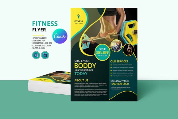 Fitness / Gym Flyer Template