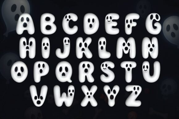 Ghost Balloon 3d Font - Preview 5