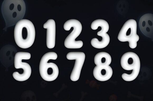 Ghost Balloon 3d Font - Preview 6
