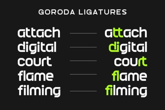 Goroda Font - Preview 2