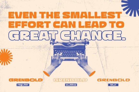 Grenbold Font - Preview 4