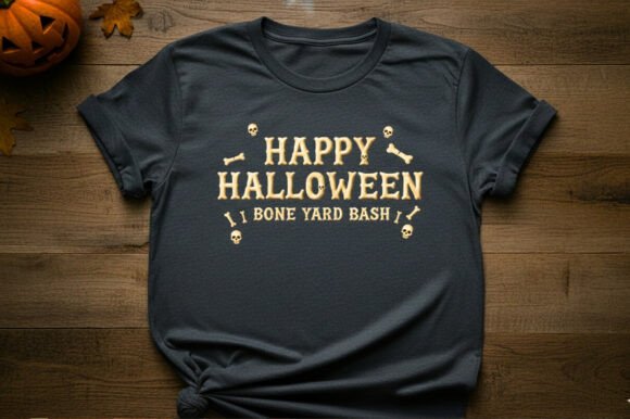 Halloween Bone Yard Font PNG with transparent background - Preview 1