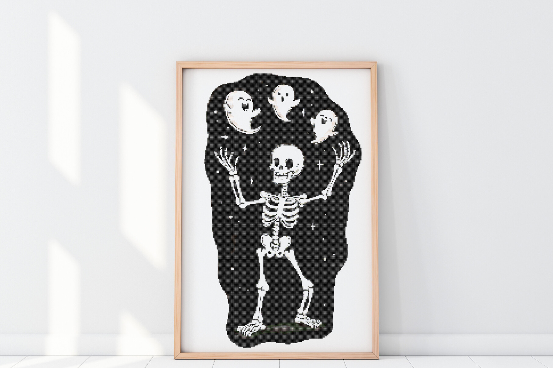 Halloween Dancing Skeleton with Friendly