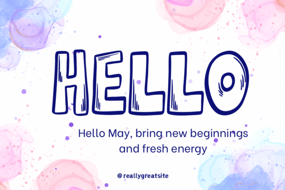 Hello Holiday Font - Preview 3
