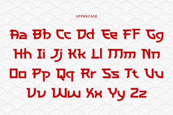 Kanzuri Font PNG with transparent background - Preview 3