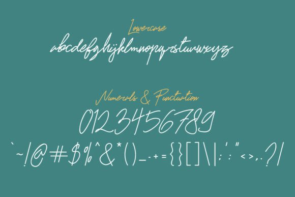Mythic Sunset Font PNG with transparent background - Preview 1