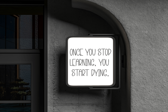 Night Beach Font PNG with transparent background - Preview 2