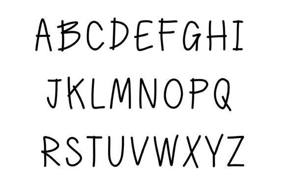 Noteflow Font PNG with transparent background - Preview 1