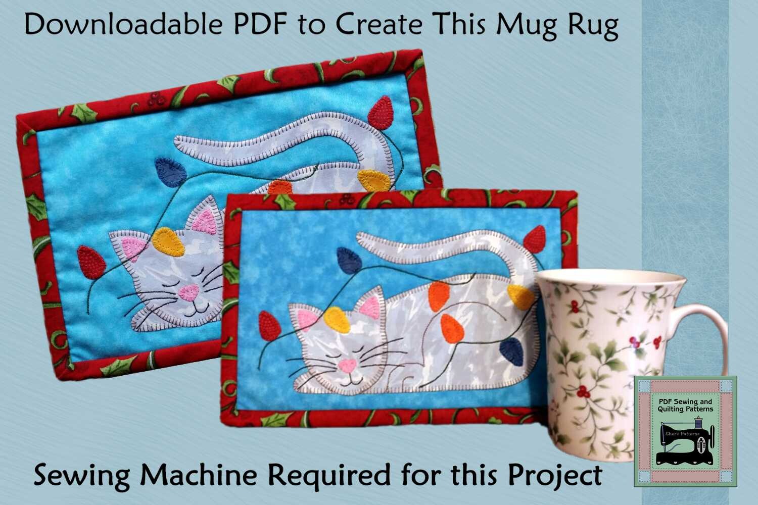PDF Pattern for Christmas Cat