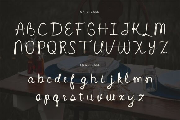 Peach Willow Font PNG with transparent background - Preview 2