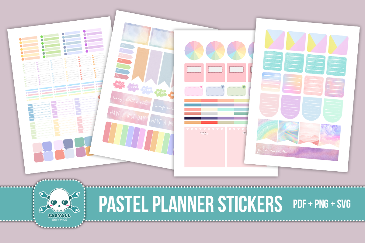 Planner Stickers Pastel