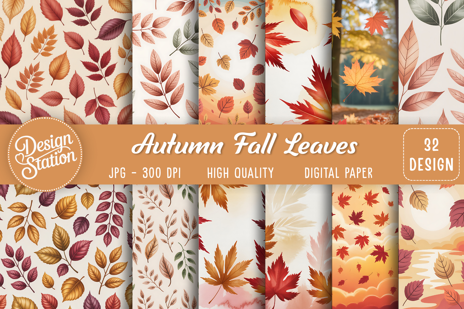 Autumn Fall Leaves Backgrounds