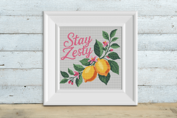 Counted Cross Stitch Pattern Lemon