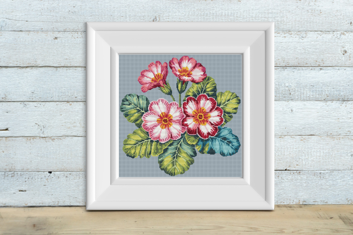 Counted Cross Stitch Pattern Primrose