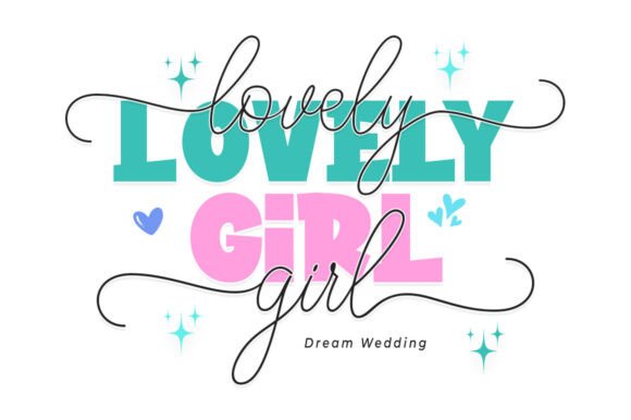 Dream Wedding Duo Font - Preview 4