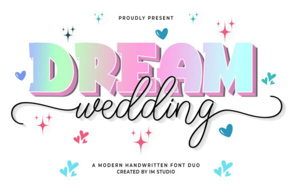 Dream Wedding Duo Font - Preview 1
