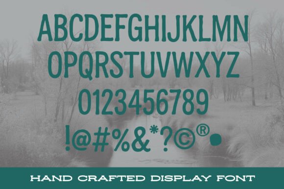 Ferson Creek Font PNG with transparent background - Preview 1