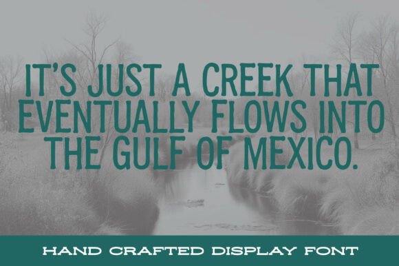 Ferson Creek Font PNG with transparent background - Preview 2