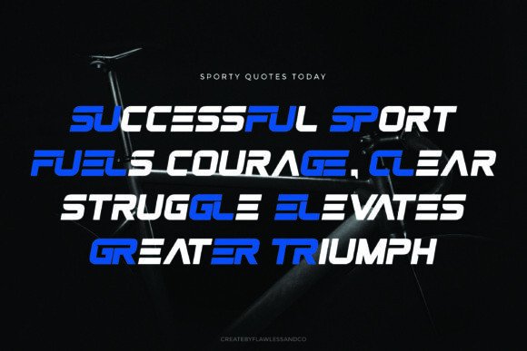 Grecho Turbo Font PNG with transparent background - Preview 4