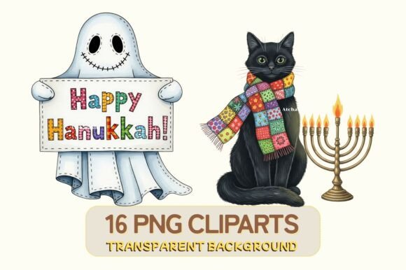 Halloween Element Set PNG • 16 Digital