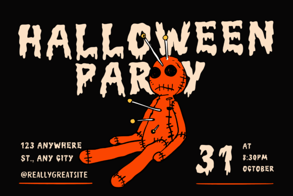 Haunted Palace Font PNG with transparent background - Preview 3
