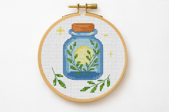 Magical Jar — Cross Stitch Pattern