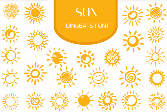 Preview of Sun dingbat font