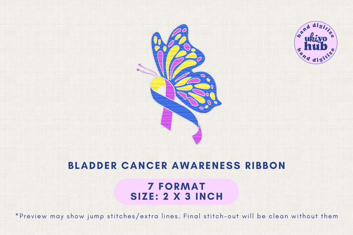 Bladder Cancer Awareness Ribbon