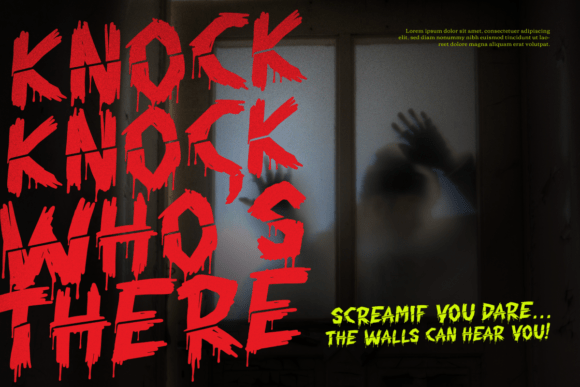 Chiller Mark Font - Preview 6