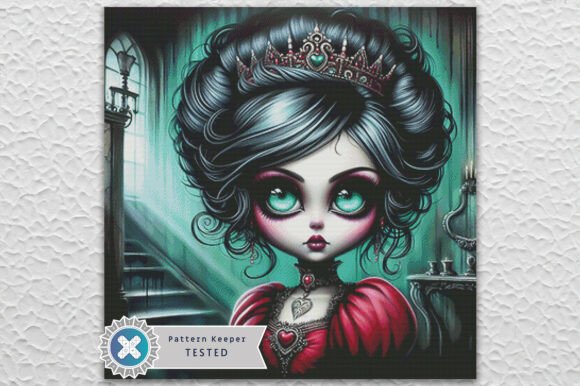 Cross Stitch Pattern PDF Halloween Goth