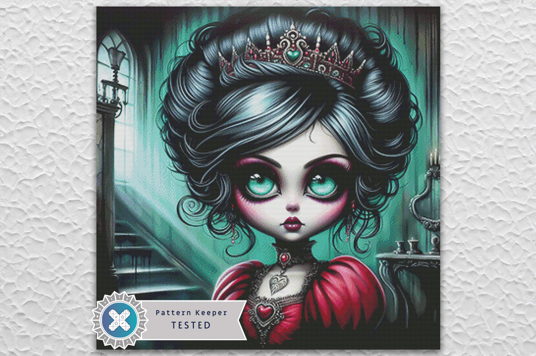 Cross Stitch Pattern PDF Halloween Goth