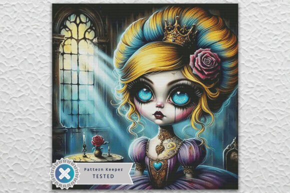 Cross Stitch Pattern PDF Halloween Goth