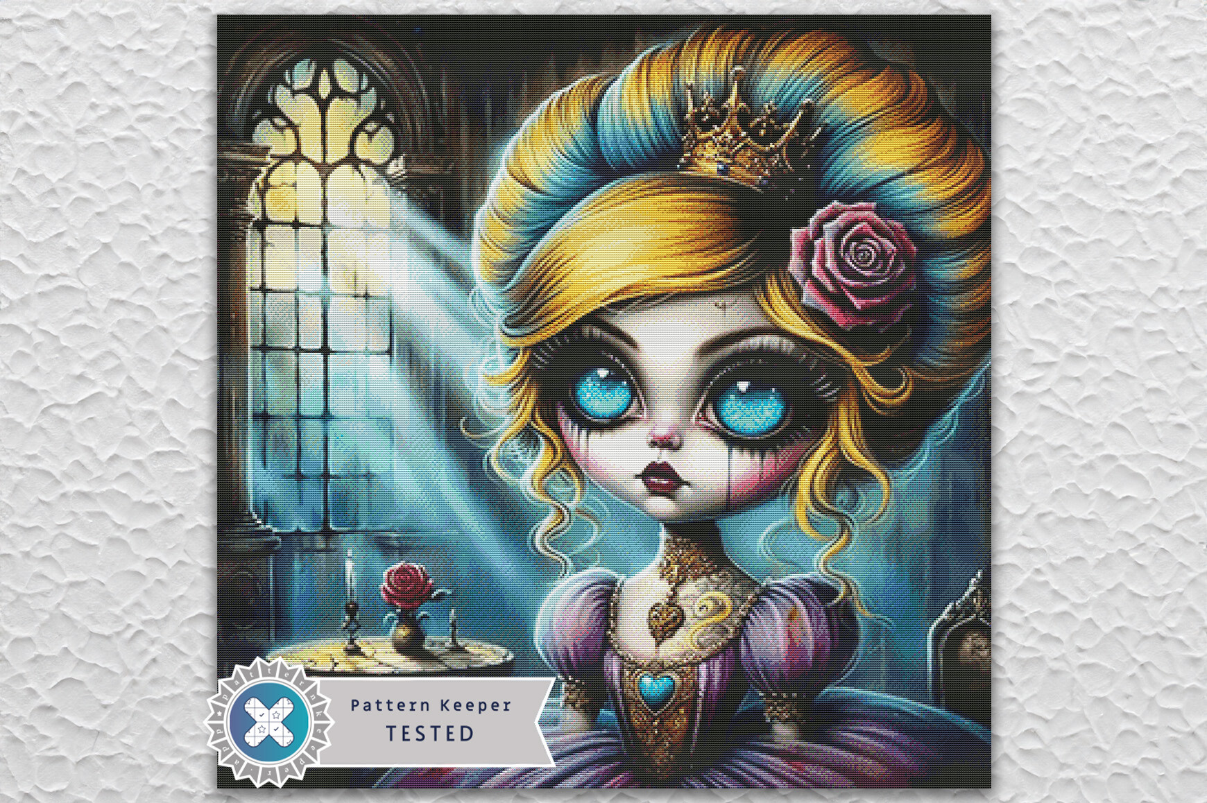 Cross Stitch Pattern PDF Halloween Goth