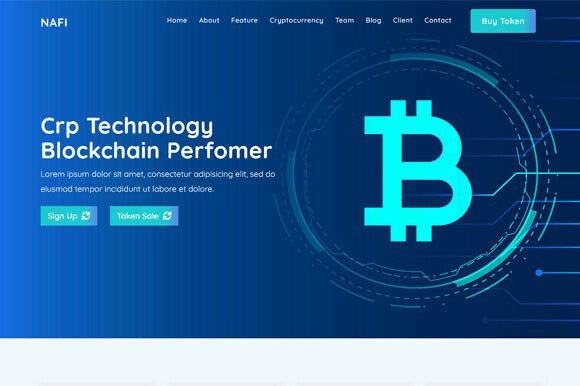 Digital Crypto Currencies Template