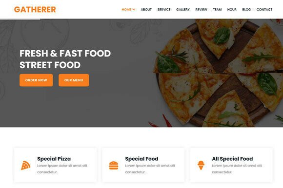 Food & Restaurants HTML Template