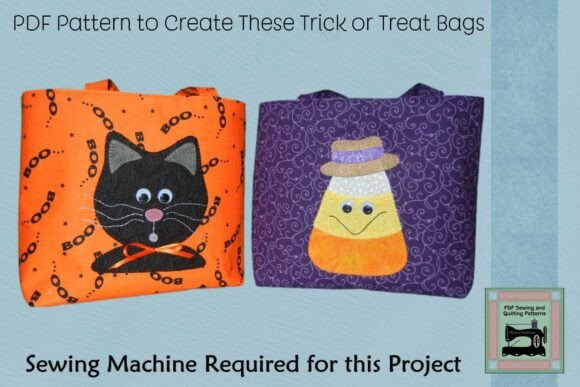 PDF Pattern for Trick or Treat Bags