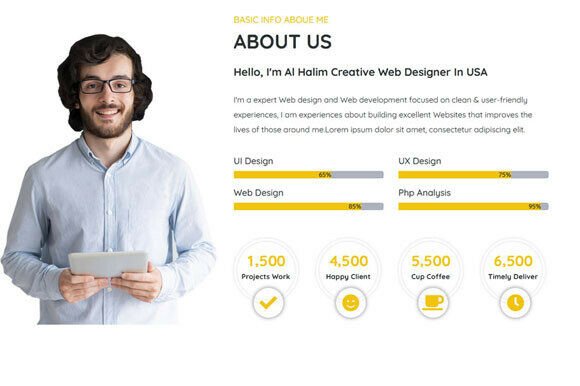 Personal Portfolio Html Theme