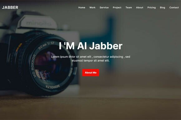 Portfolio/Photograper HTML Template