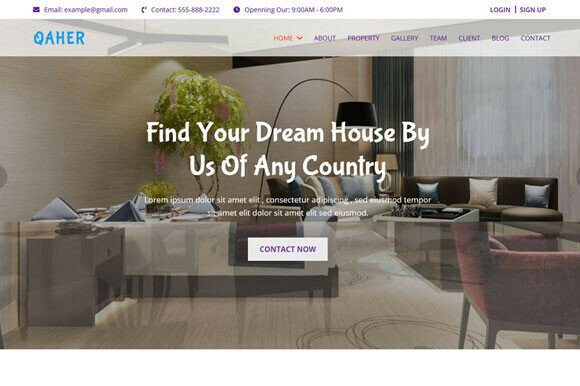 Real State Responsive Theme