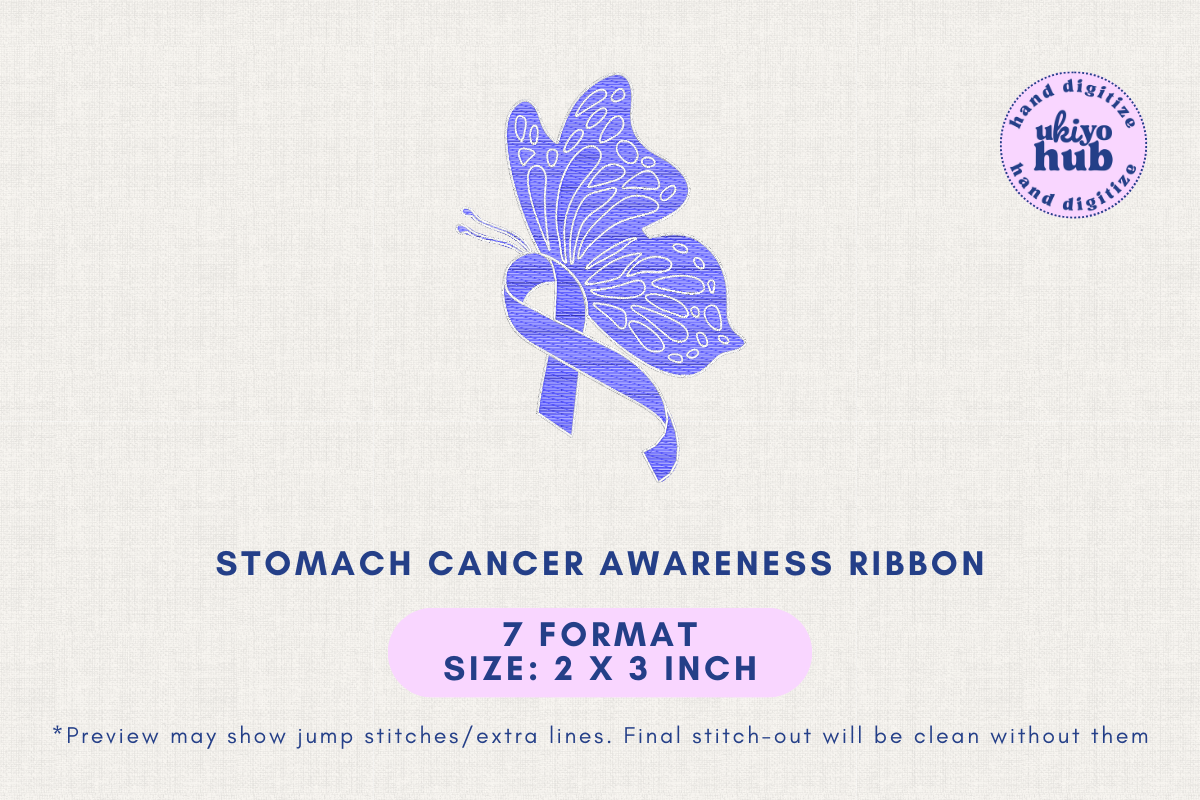 Stomach Cancer November Awareness Ribbon