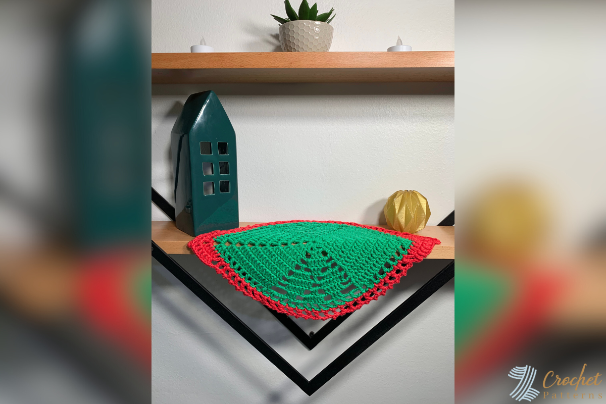 Vibrant Christmas Doily Crochet Pattern