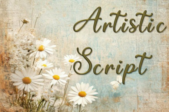 Artistic Script Font - Preview 1