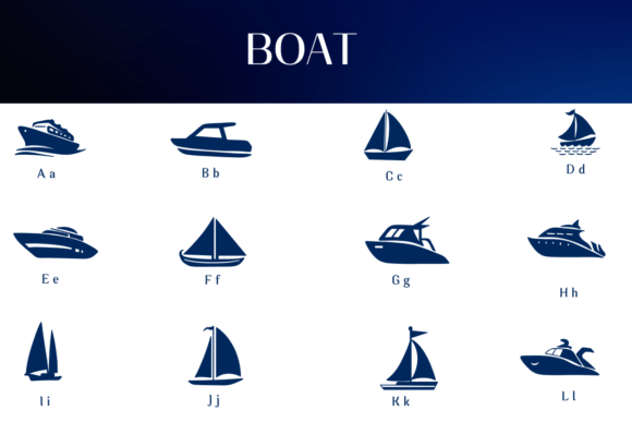 Boat Font - Preview 1