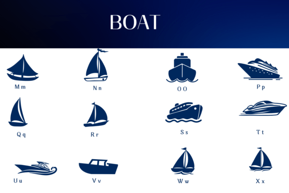 Boat Font - Preview 2