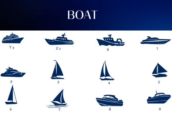 Boat Font - Preview 3