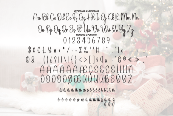 Christmas Birthday Font - Preview 6