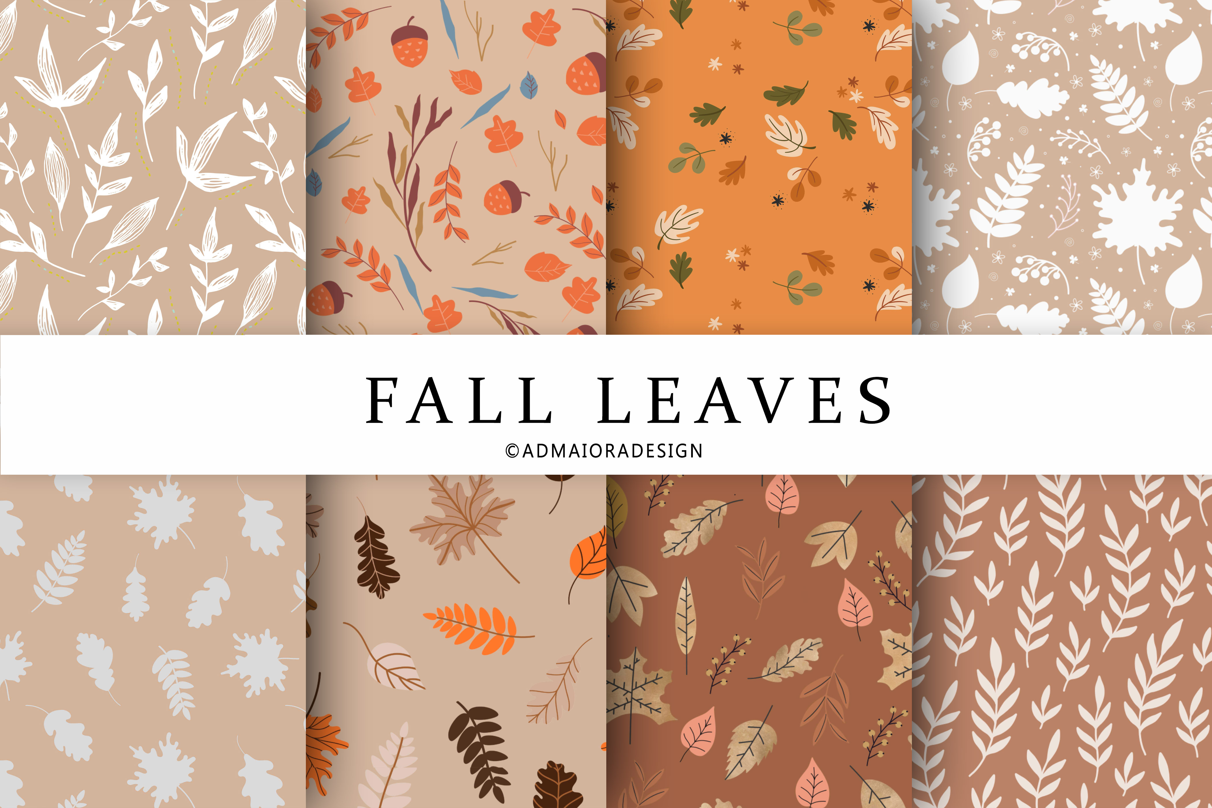 Fall Digital Paper Graphic by AdMaioraDesign · Creative Fabrica