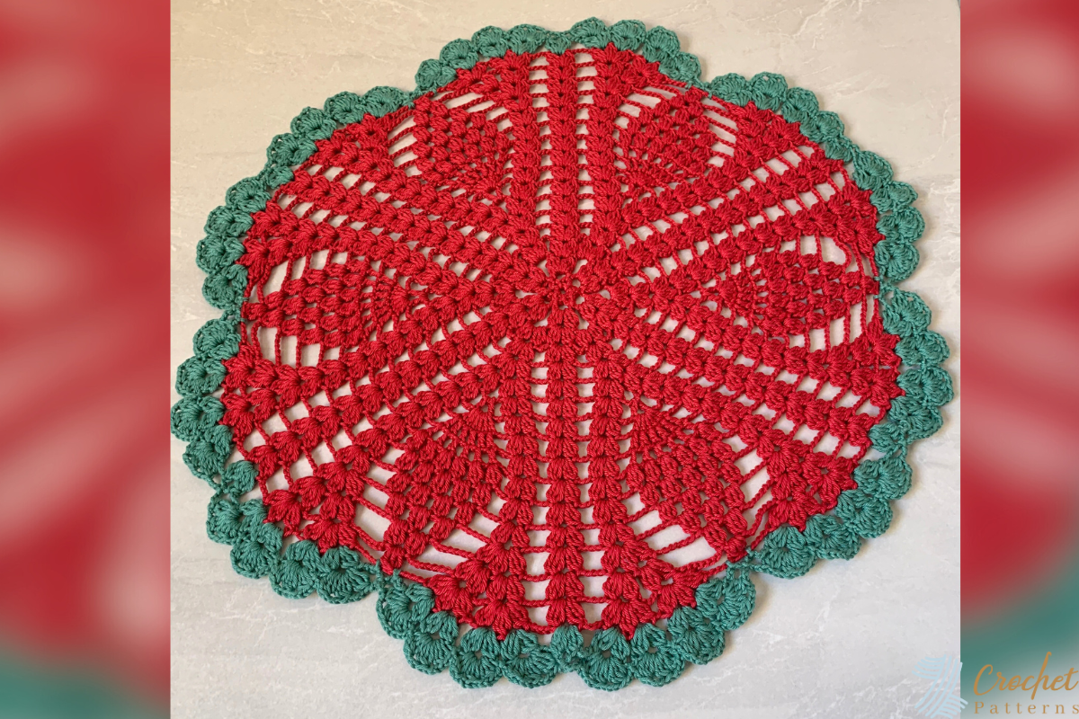 Festive Christmas Doily Crochet Pattern