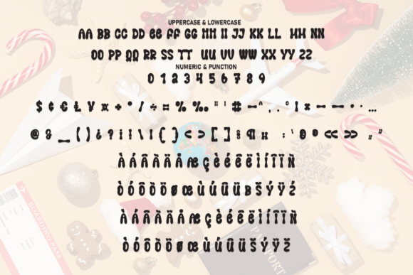 Holiday Charm Font PNG with transparent background - Preview 6