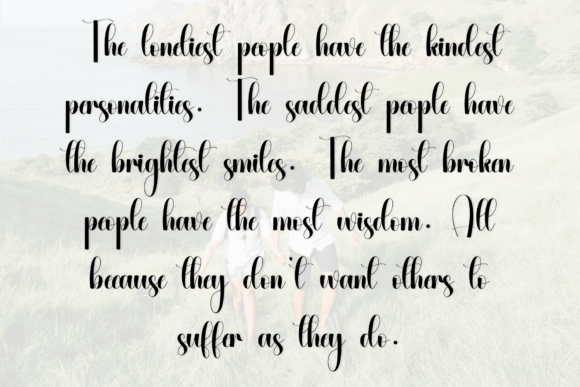 Honeymoon Font - Preview 3